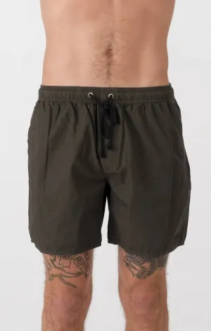 Afends Mens Baywatch - Milan - Elastic Waist Swim Shorts
