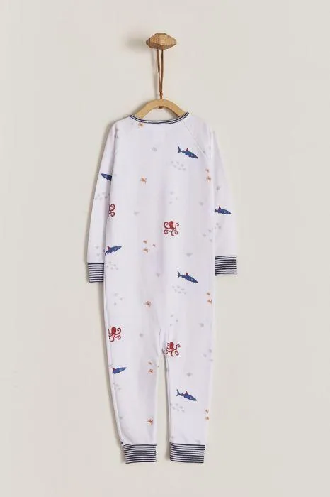 Babycottons Ocean Snug Fit Jill Footed