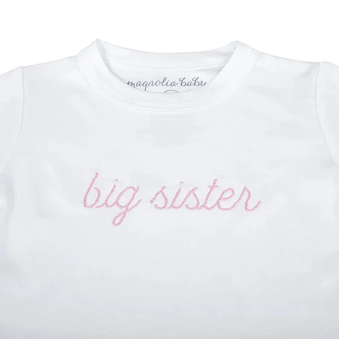 Big Sister Embroidered Long Pajamas