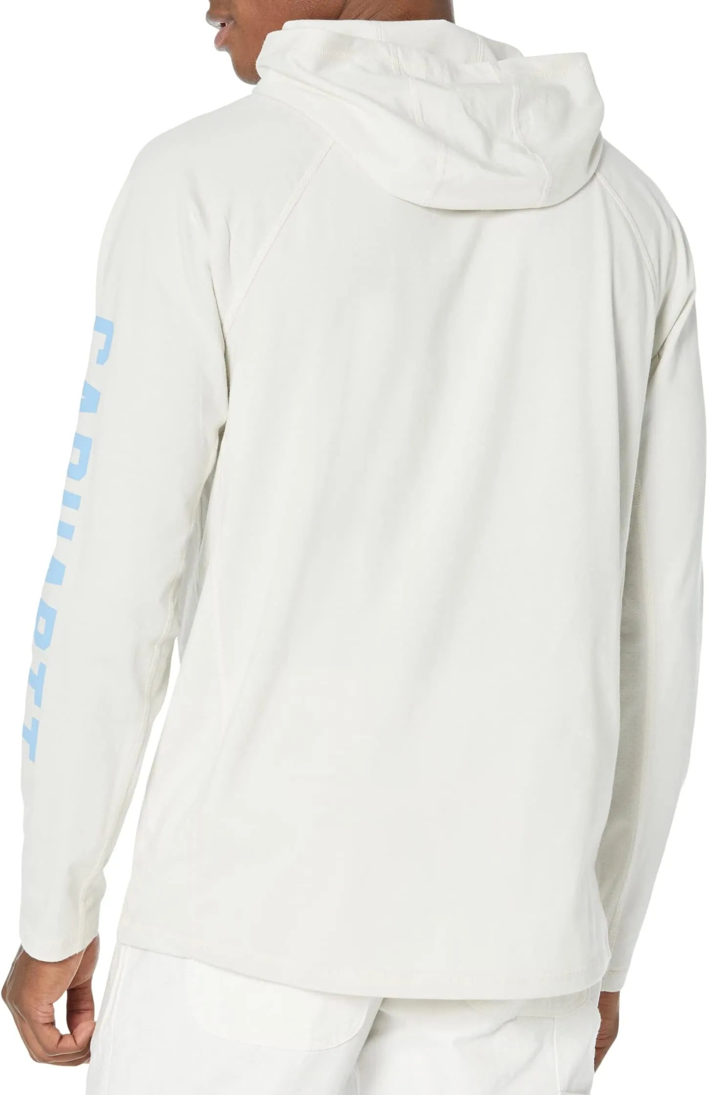 Force Relaxed Fit Midweight Long Sleeve Logo Graphic Hooded T-Shirt Carhartt, Malt