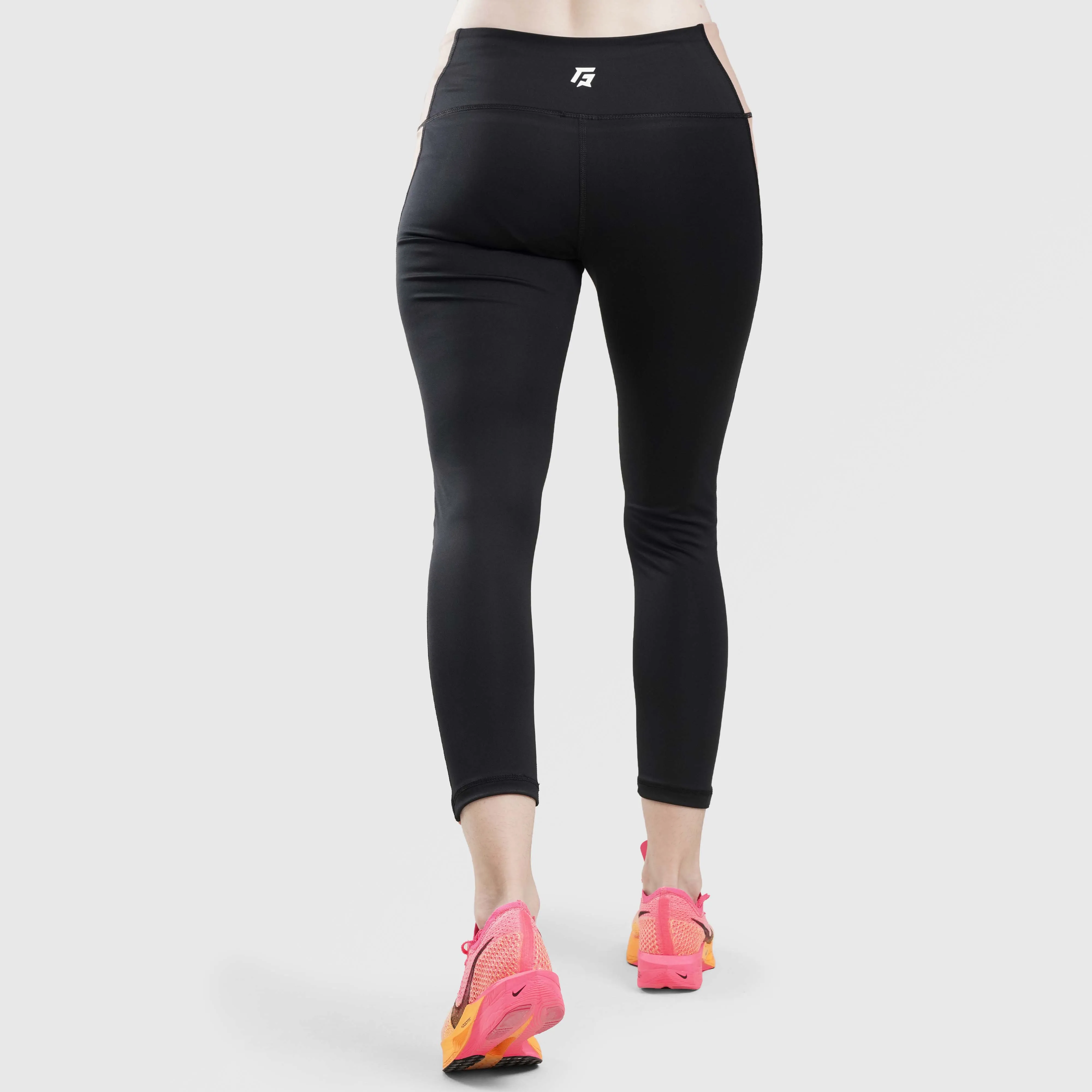 Gravic Leggings (Black-Beige)