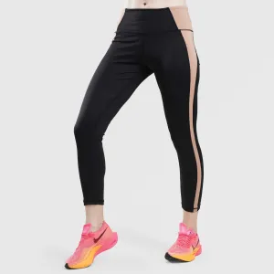 Gravic Leggings (Black-Beige)