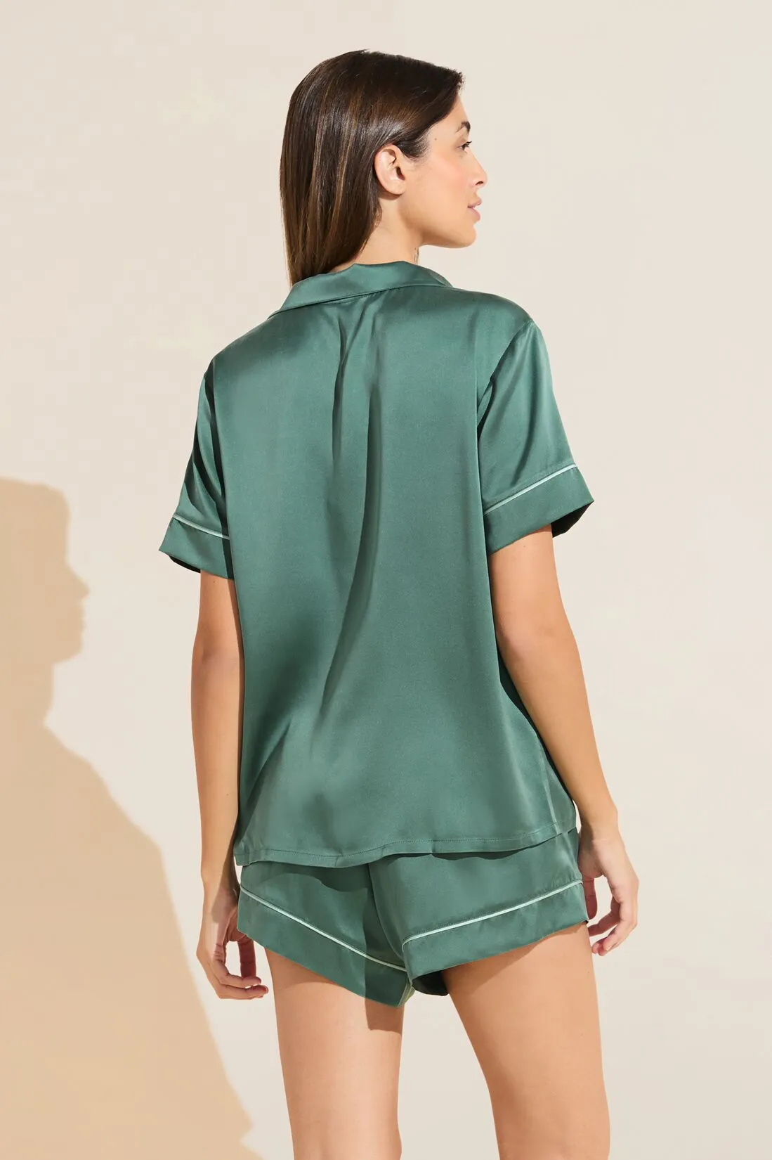 Inez Washable Silk Short PJ Set