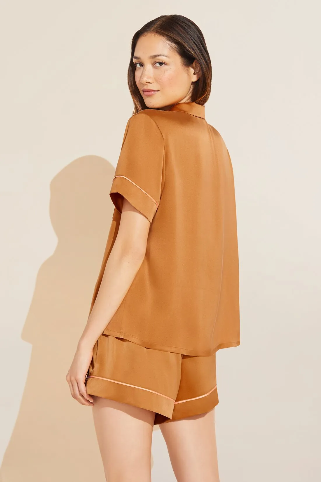 Inez Washable Silk Short PJ Set