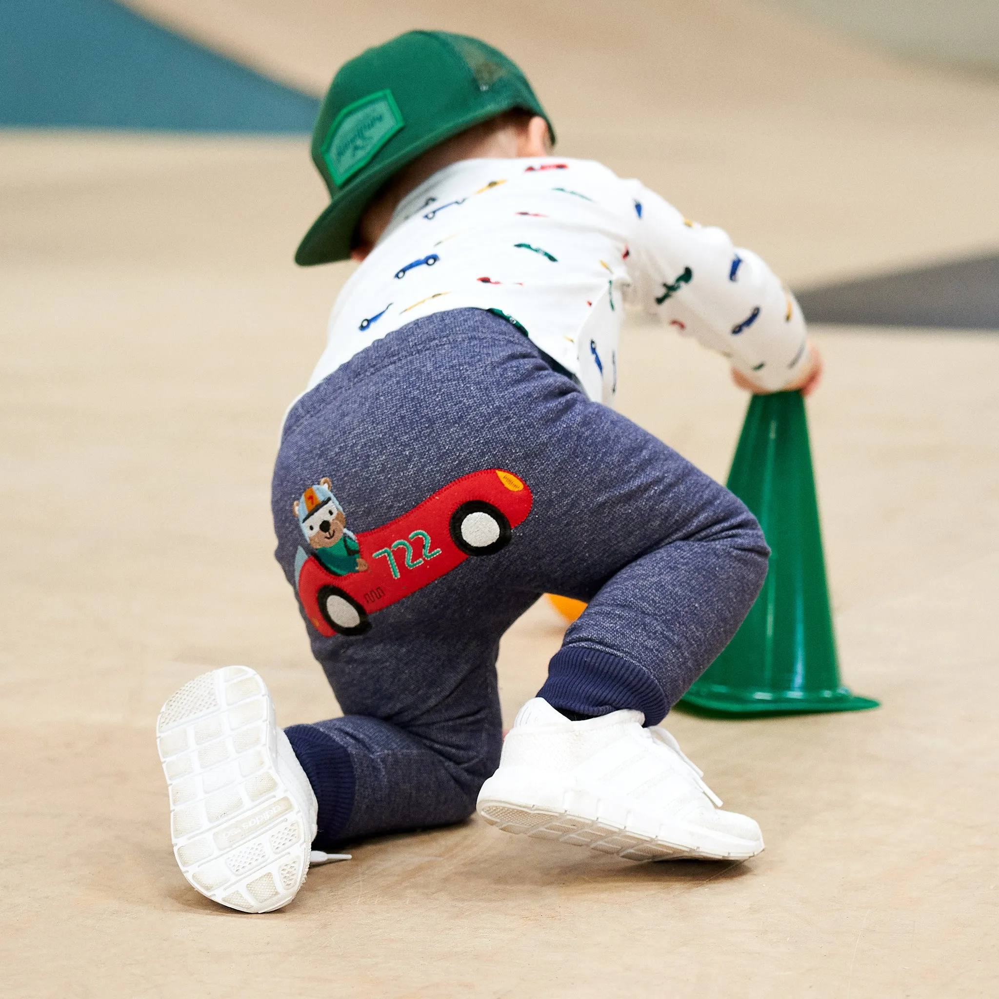 Joggers- race car apppliqué