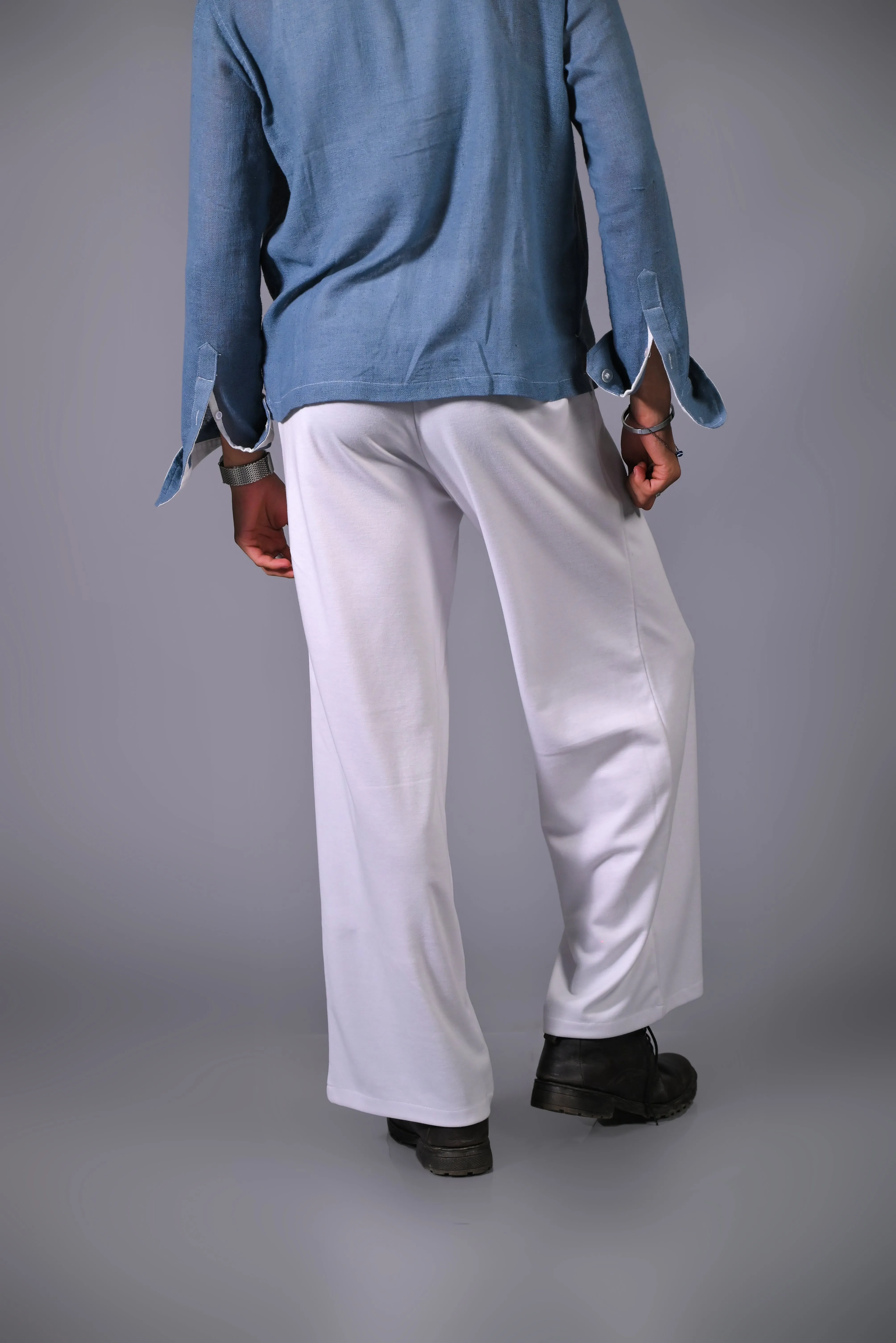 Liquid Tee - Relaxed Fit with Joggers - 'White' Co-ord Set