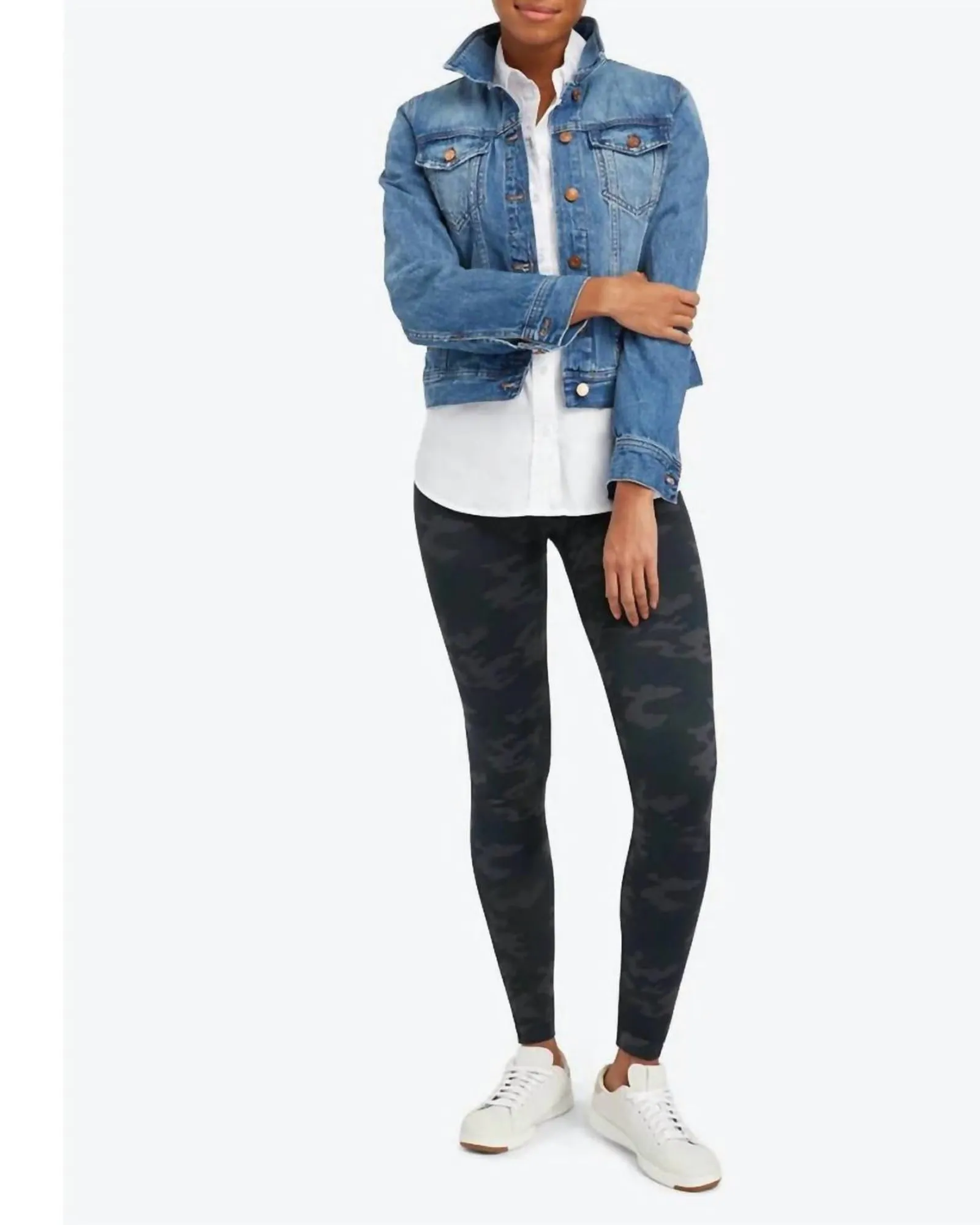 Look At Me Now Leggings in Black Camo | Black Camo