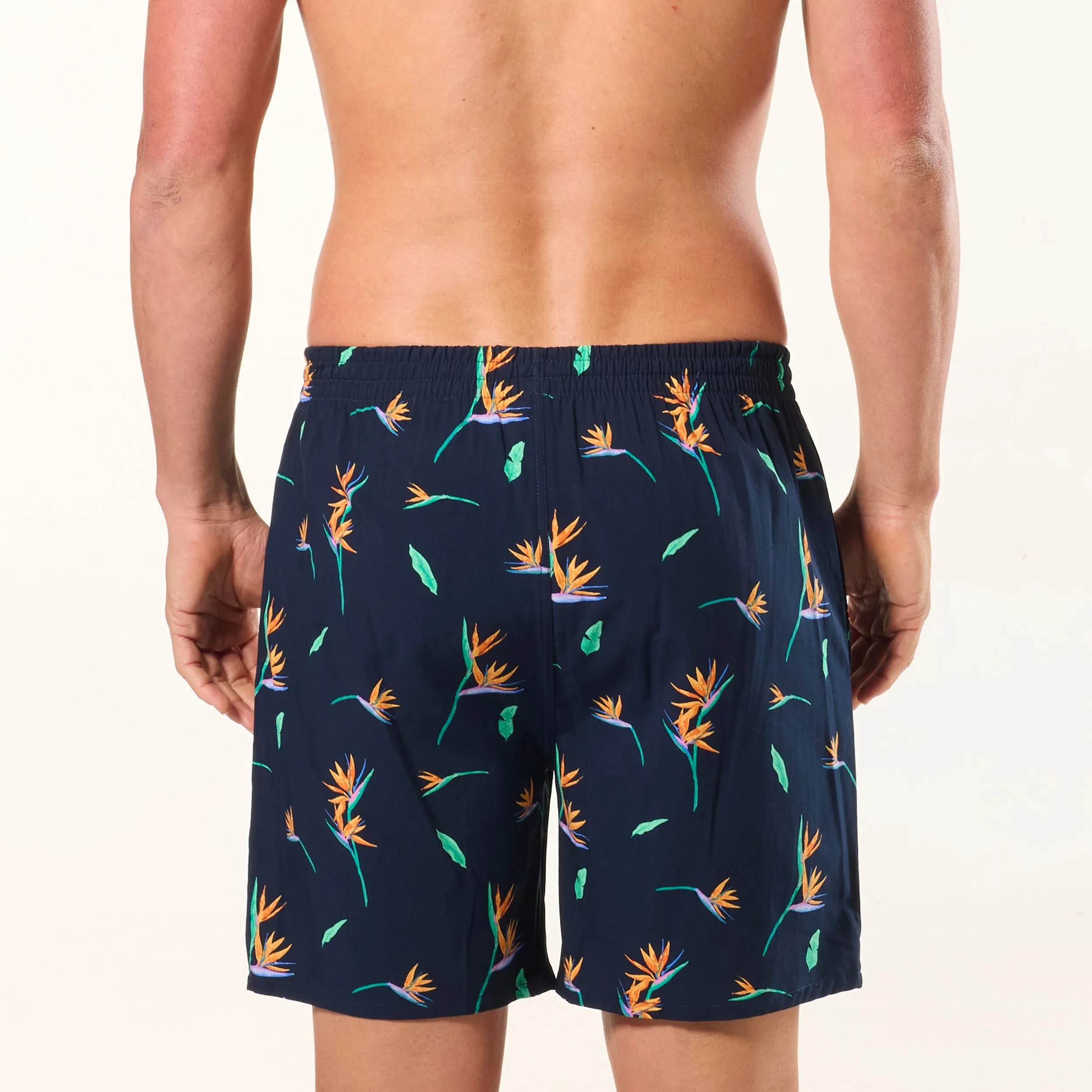 Men's Paradise City Bamboo Sleep Short - Navy