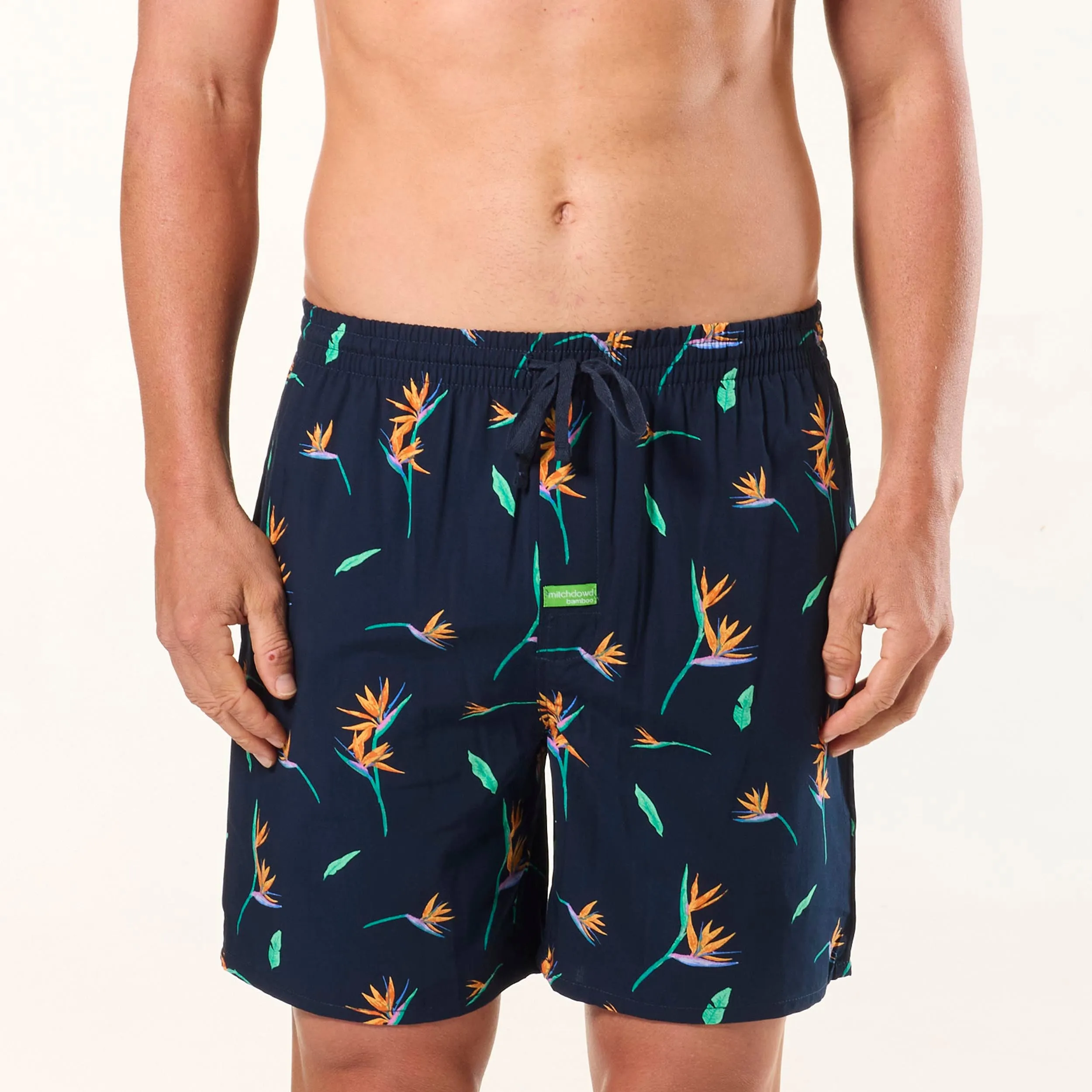 Men's Paradise City Bamboo Sleep Short - Navy