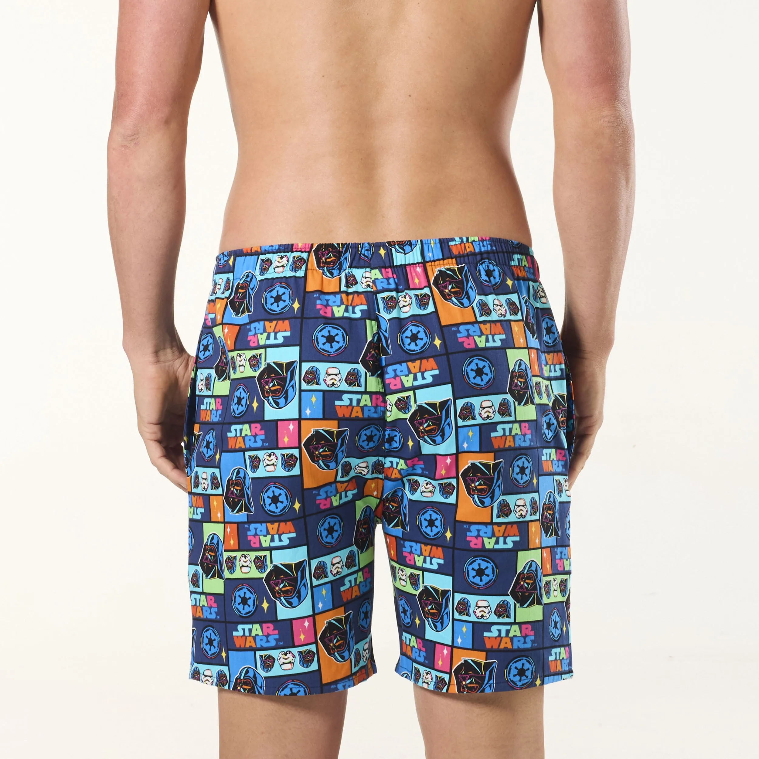 Men's Star Wars Cotton Sleep Short - Navy