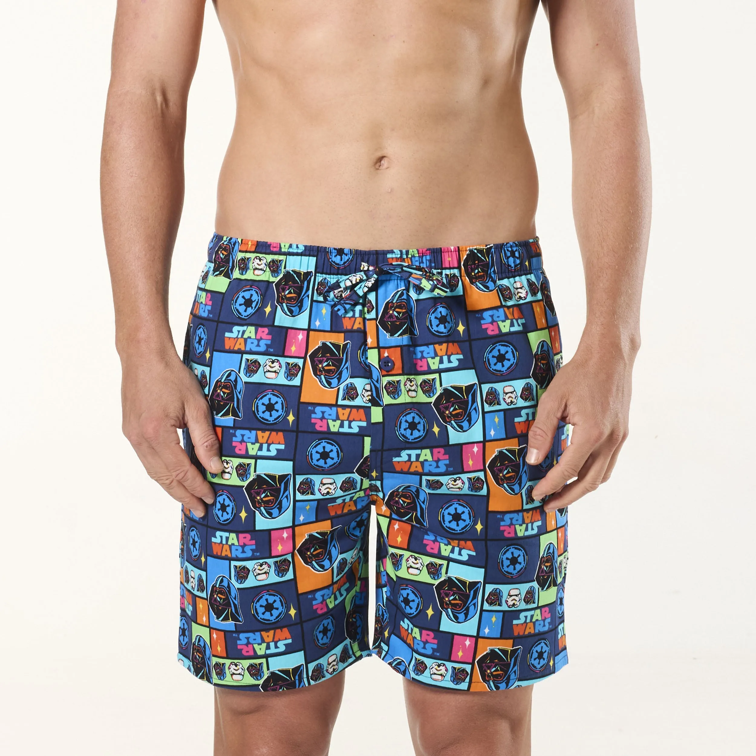 Men's Star Wars Cotton Sleep Short - Navy