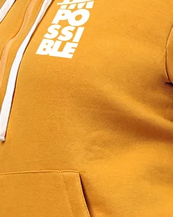 Mustard Front Zipper Sweatshirt | Mustard