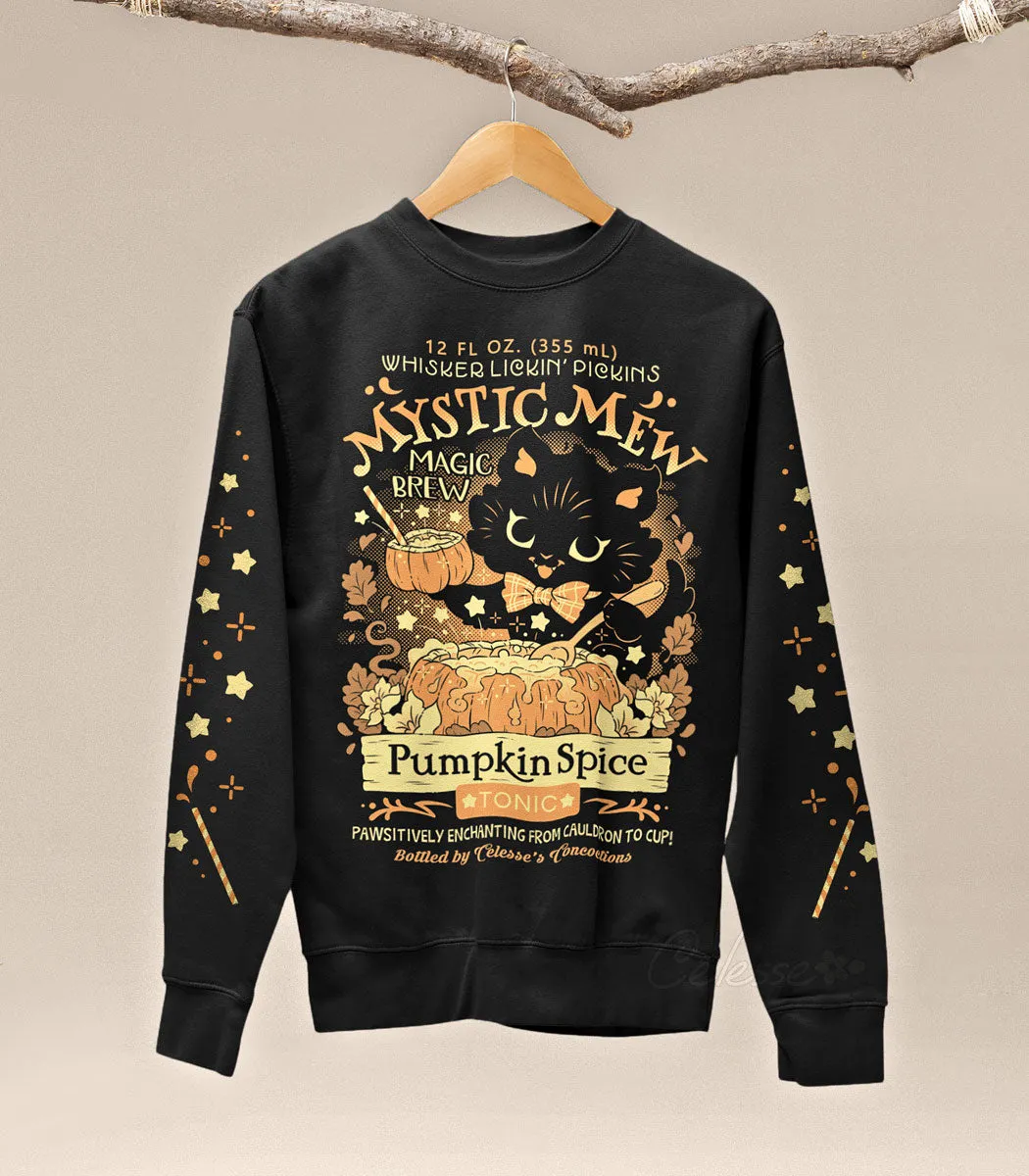 Mystic Mew Pumpkin Spice Tonic Sweatshirt