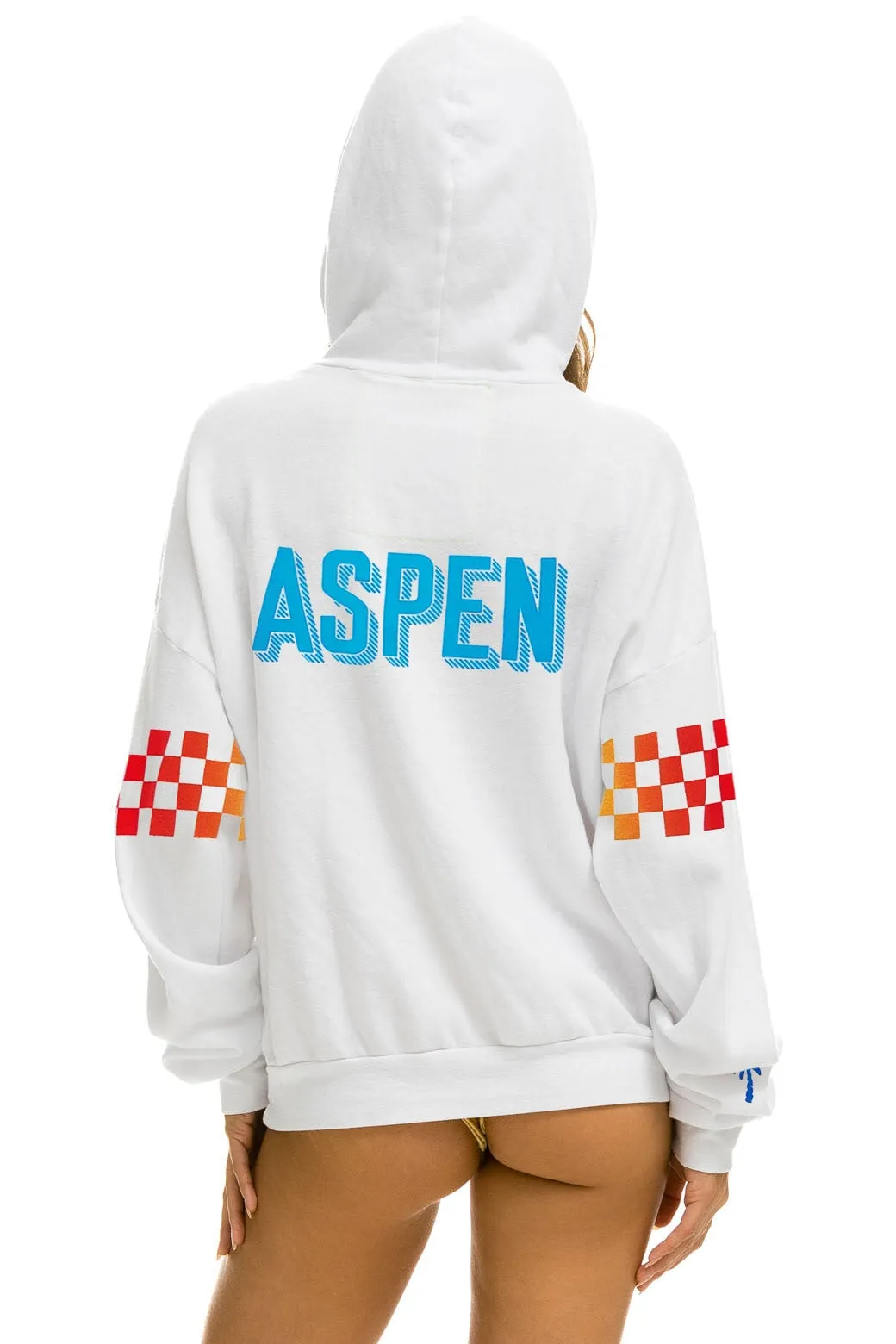 PALM TREE FESTIVAL ASPEN 2023 PULLOVER HOODIE RELAXED - WHITE