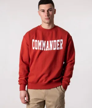 Relaxed Fit Commander Sweatshirt