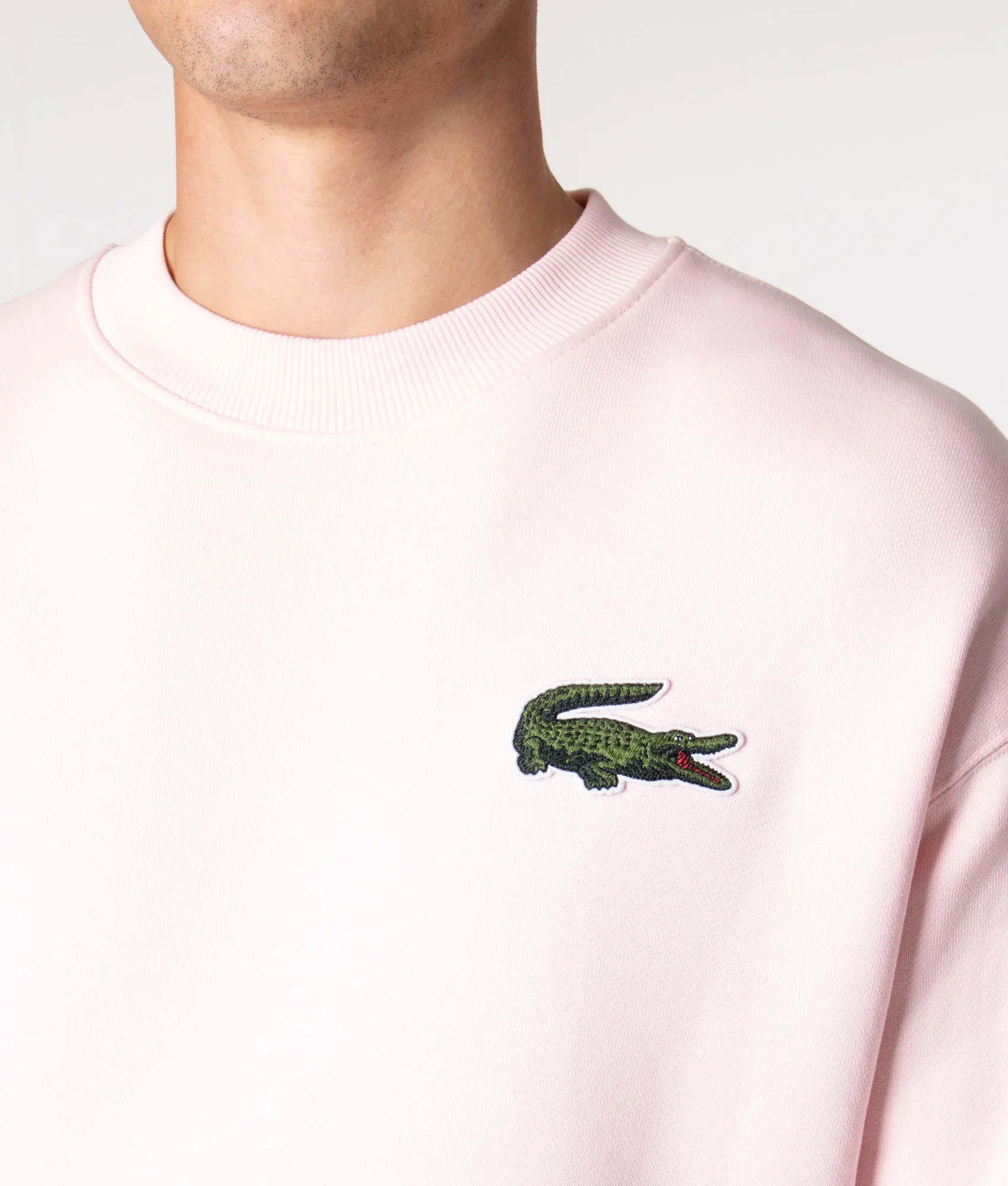 Relaxed Fit Large Crocodile Badge Sweatshirt