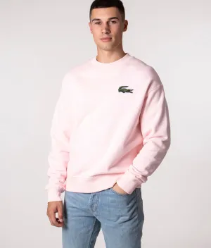 Relaxed Fit Large Crocodile Badge Sweatshirt