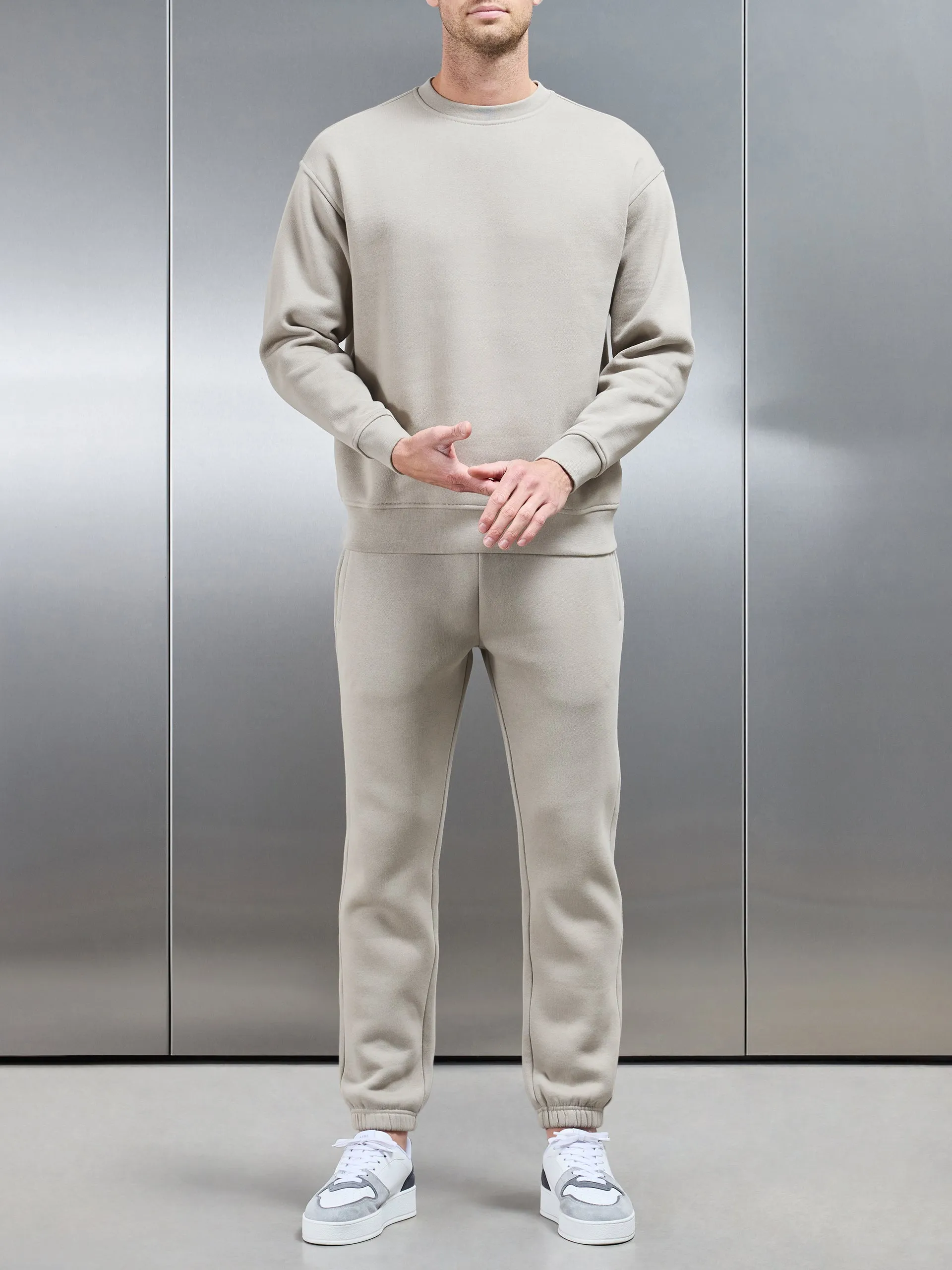 Relaxed Fit Sweatshirt in Stone