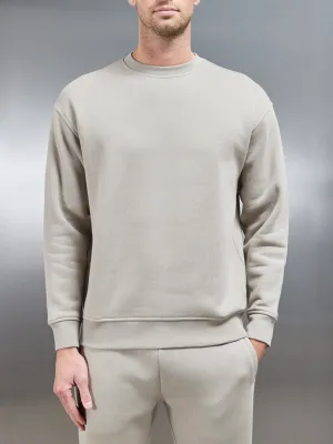 Relaxed Fit Sweatshirt in Stone