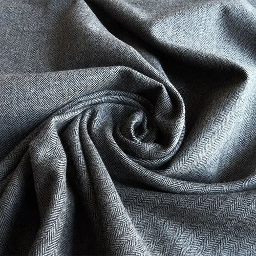 Robert Kaufman : Herringbone Shetland Flannel - Jet