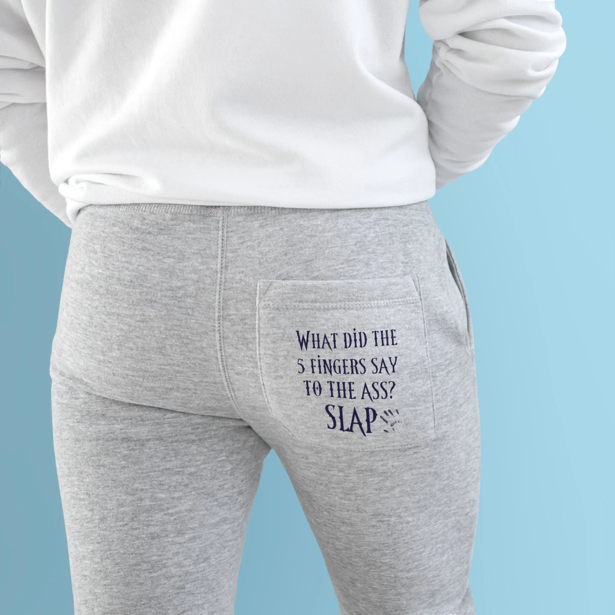 SCBC Unisex "Slap It" Fleece Joggers. Joggers, Grey Sweatpants, Casual Wear, Streetwear, Sports Wear. Unisex, Sweatpants, Brand Name.