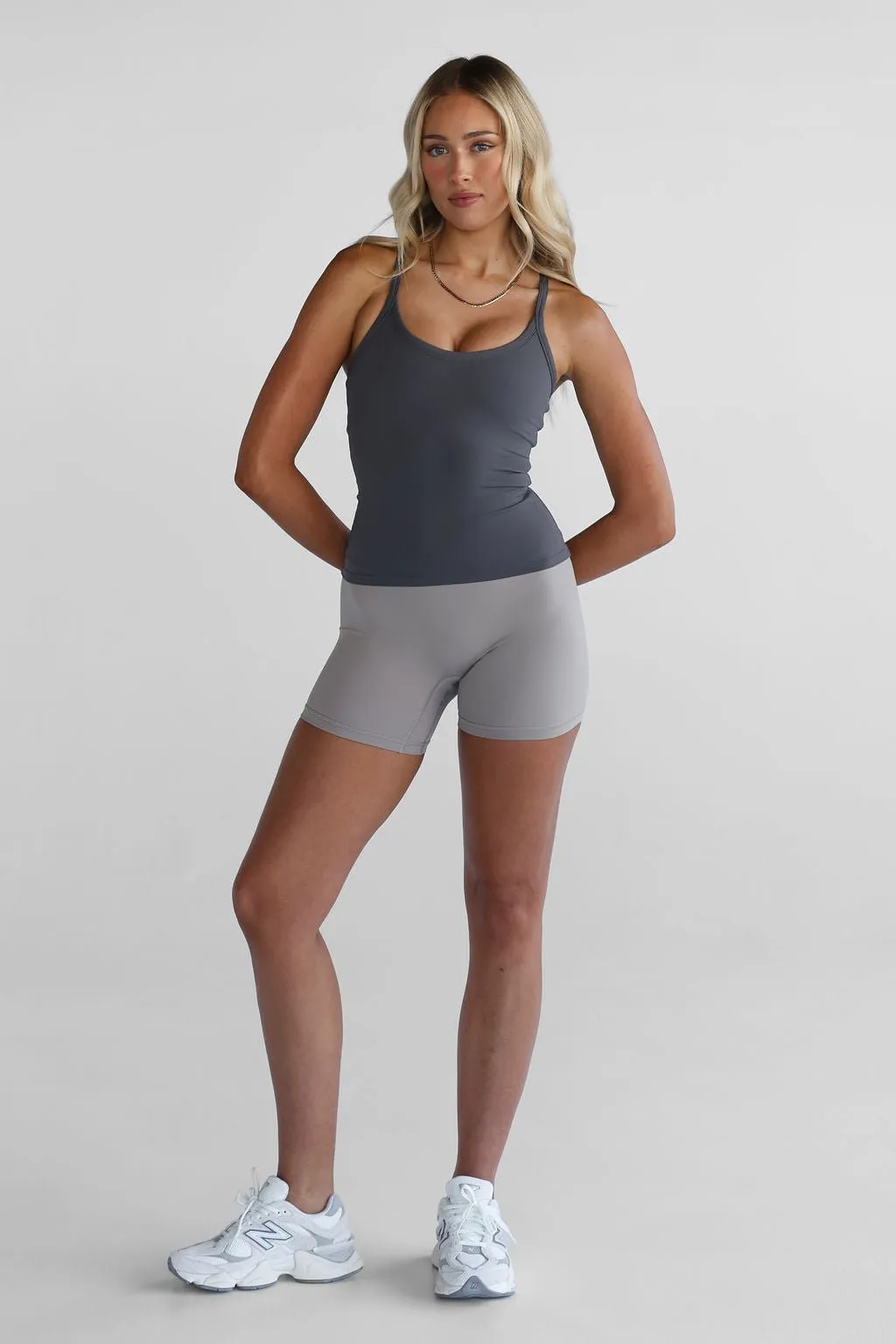 SCULPT Racer Back Tank - Charcoal