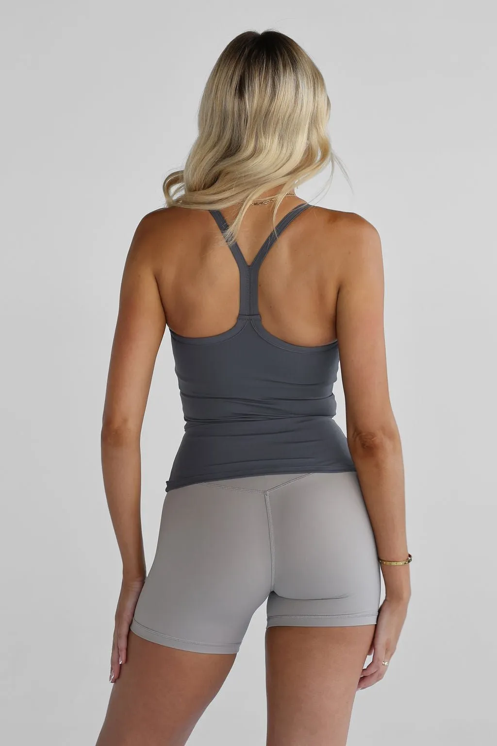 SCULPT Racer Back Tank - Charcoal