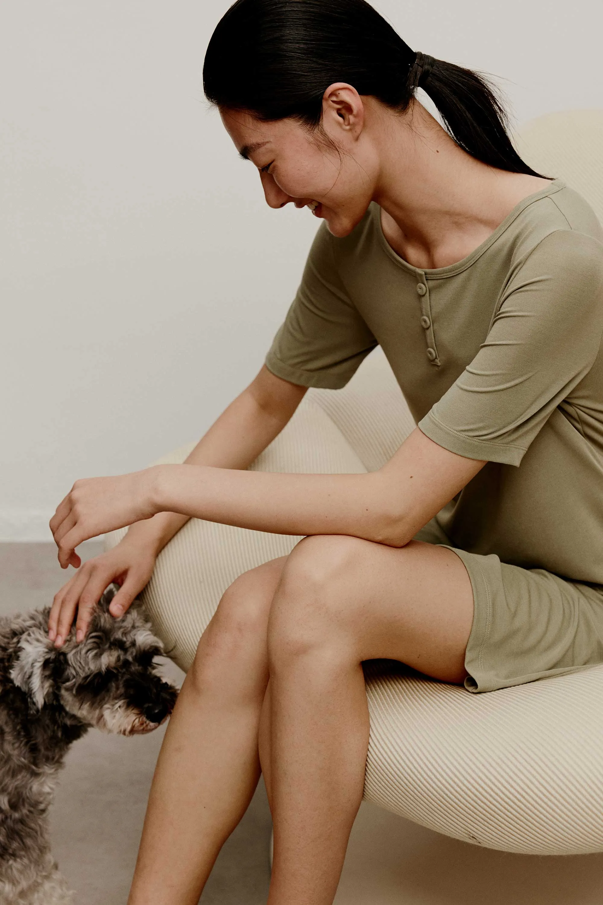 Silk Modal Pajama Dress