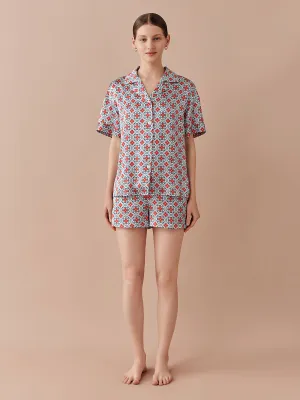 SILKINC Dome Pattern Short Pajama Set