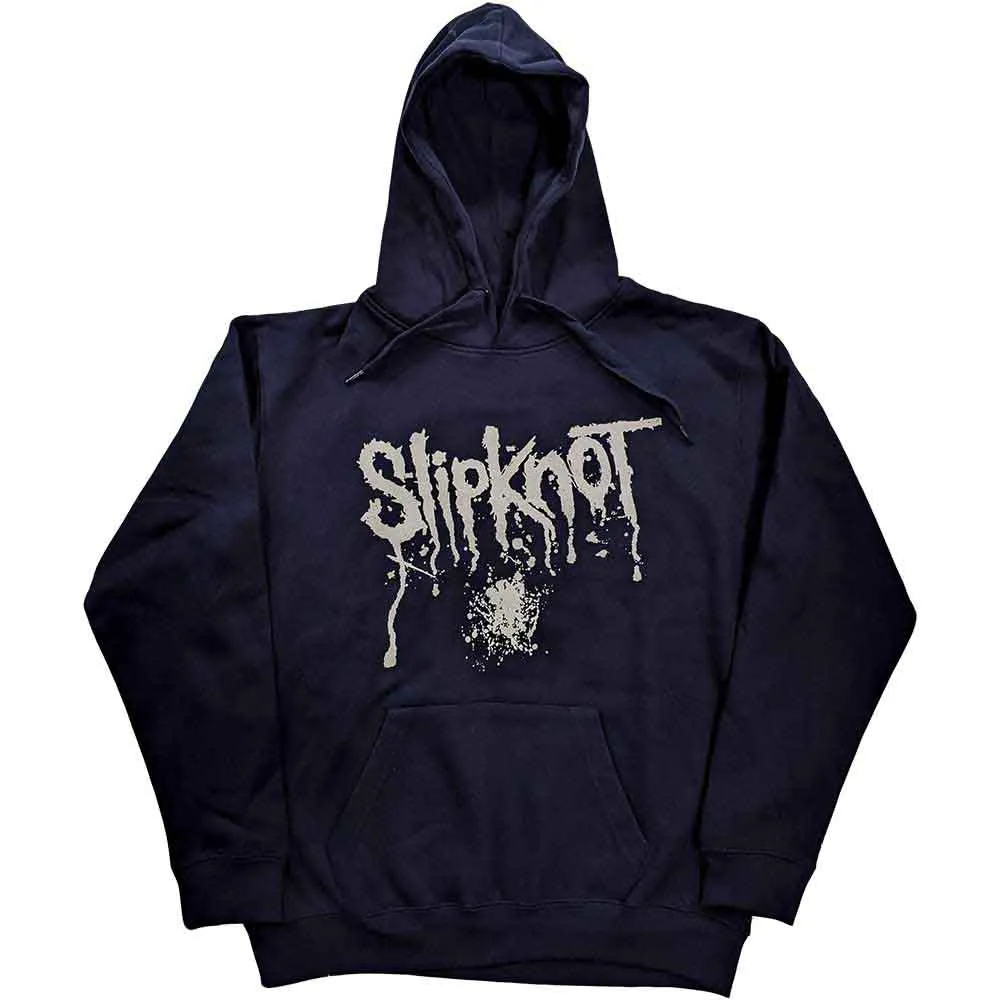 Slipknot "Splatter" Navy Blue Pullover Hoodie