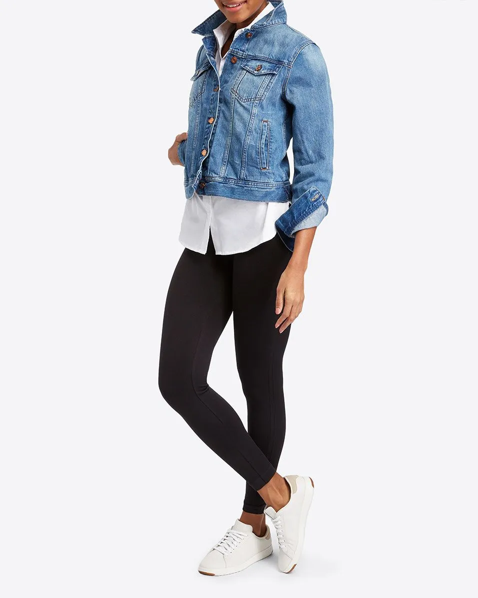 Spanx Look At Me Now Seamless Leggings in Very Black