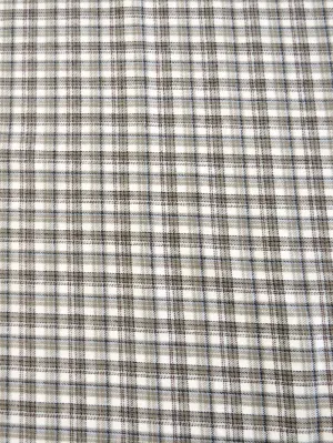 Tartan Plaid Uniform Apparel Flannel Fabric / Sage/White / Sold By The Yard