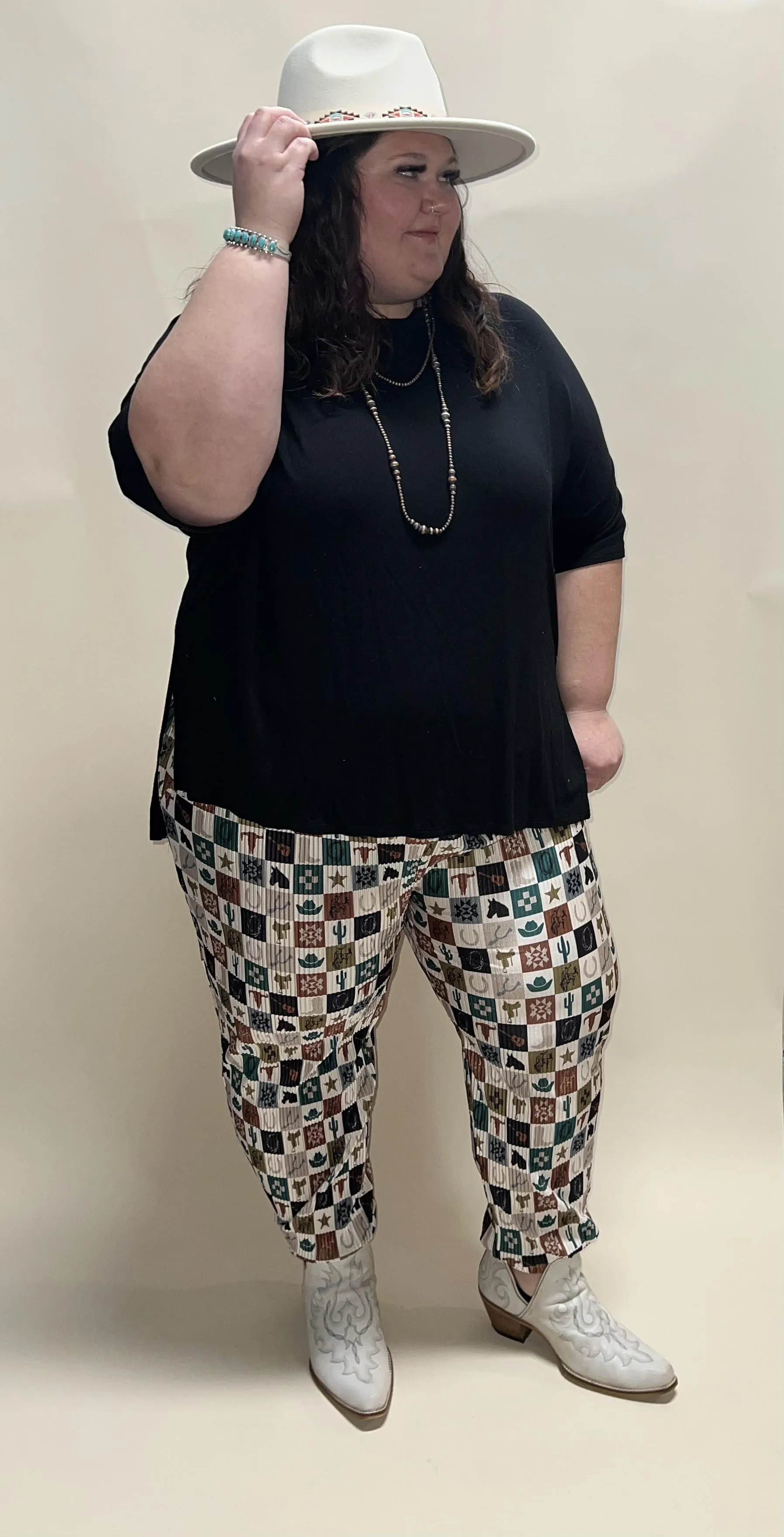The Punchy Plisse Joggers