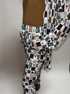 The Punchy Plisse Joggers