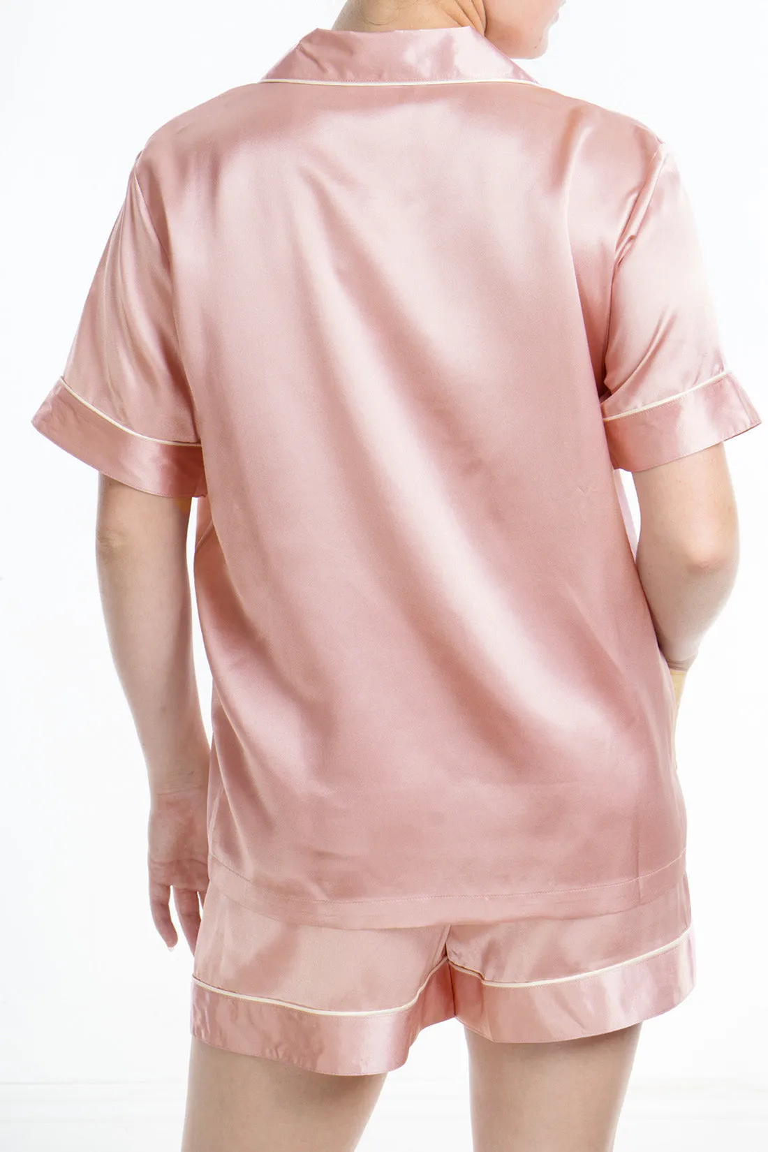 Women's 100% Silk Short Pajamas Set
